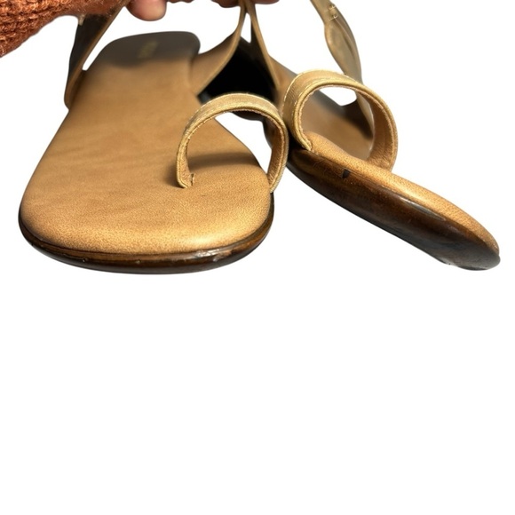 MOCHI Golden Toe Sandals Sz 38 - Picture 10 of 10